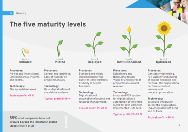 2020 SPI Research benchmark - Trends and KPIs in the professional services industry - maturity-1-1
